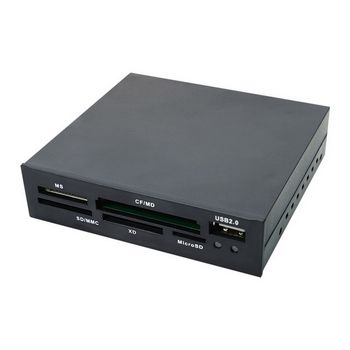 LogiLink Cardreader 3,5“ USB 2.0 All-in-1+USB - card reader - USB 2.0
 - CR0012