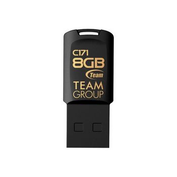 Team Group USB-Stick Color Series C171 - USB type-A 2.0 - 8 GB - Black
 - TC1718GB01