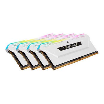 CORSAIR Vengeance RGB PRO SL - DDR4 - kit - 64 GB: 4 x 16 GB - DIMM 288-pin - 3600 MHz / PC4-28800 - unbuffered
 - CMH64GX4M4D3600C18W