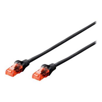 DIGITUS Professional patch cable - 3 m - black
 - DK-1612-030/BL