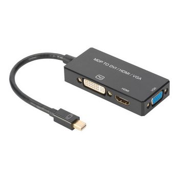 DIGITUS Mini DisplayPort 3in1 Adapter/Converter - 20 cm
 - AK-340419-002-S