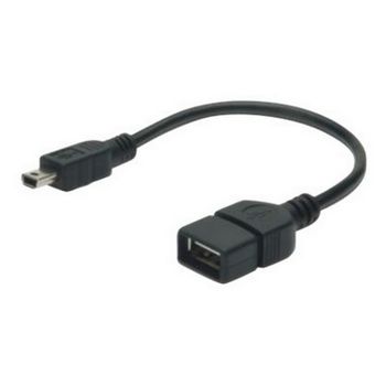 DIGITUS USB Adapter - Mini USB Type-B (5-pin) male/USB Type-A female - 20 cm
 - AK-300310-002-S