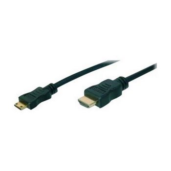 DIGITUS High Speed HDMI connection cable - HDMI Type-C (mini) male/HDMI Type-A male - 2 m
 - AK-330106-020-S