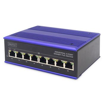 DIGITUS Industrial - switch - 8 ports - unmanaged
 - DN-651121