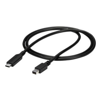 StarTech.com 1m / 3.3ft USB-C to Mini DisplayPort Cable - 4K 60Hz - Black - USB 3.1 Type C to mDP Adapter (CDP2MDPMM1MB) - DisplayPort cable - 24 pin USB-C to Mini DisplayPort - 1  - CDP2MDPMM1MB