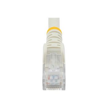 StarTech.com 50cm CAT6 Ethernet Cable, 10 Gigabit Snagless RJ45 650MHz 100W PoE Patch Cord, CAT 6 10GbE UTP Network Cable w/Strain Relief, White, Fluke Tested/Wiring is UL Certifie - N6PATC50CMWH