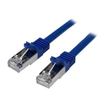 StarTech.com 2m CAT6 Ethernet Cable, 10 Gigabit Shielded Snagless RJ45 100W PoE Patch Cord, CAT 6 10GbE SFTP Network Cable w/Strain Relief, Blue, Fluke Tested/Wiring is UL Certifie - N6SPAT2MBL