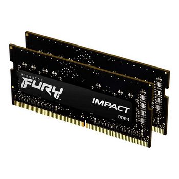 Kingston RAM FURY Impact - 16 GB (2 x 8 GB Kit) - DDR4 2666 SO-DIMM CL15
 - KF426S15IBK2/16
