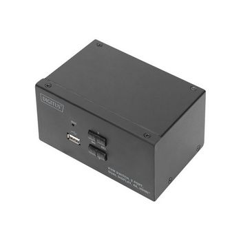 DIGITUS DS-12860 - KVM / audio / USB switch - 2 ports
 - DS-12860