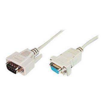 DIGITUS Data transfer extension cable - DSUB (9-pin)/DSUB (9-pin) - 2 m
 - AK-610202-020-E