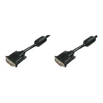 DIGITUS DVI connection cable - DVI-D (24+1)/DVI-D (24+1) - 10 m
 - AK-320101-100-S