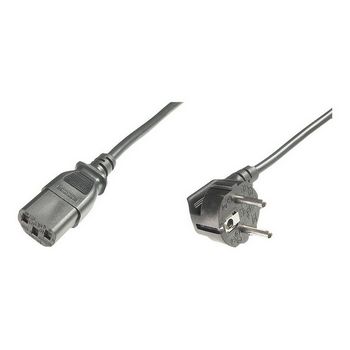 DIGITUS Power supply cable - CEE 7/7 (Type-F)(CEE 7/7) plug/IEC C13 socket - 2.5 m
 - AK-440100-025-S