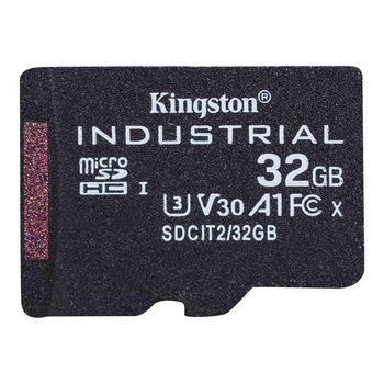 Kingston Industrial - flash memory card - 32 GB - microSDHC UHS-I
 - SDCIT2/32GBSP