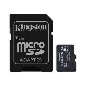 Kingston Industrial - flash memory card - 8 GB - microSDHC UHS-I
 - SDCIT2/8GB
