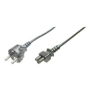 DIGITUS German power cable - CEE 7/7 (Type-F) (CEE 7/7)/IEC C5 - 75 cm
 - AK-440115-008-S