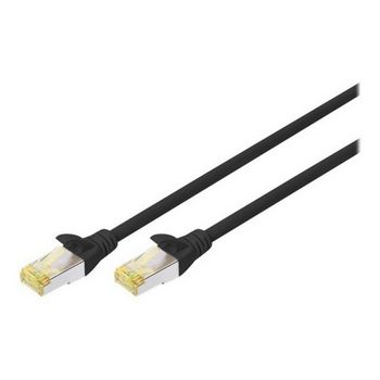 DIGITUS patch cable - 25 cm - black
 - DK-1644-A-0025-BL-10