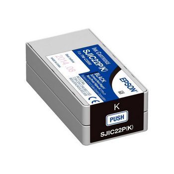 Epson SJIC22P(K) - black - original - ink cartridge
 - C33S020601