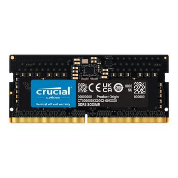 Crucial RAM - 8 GB - DDR5 4800 SO-DIMM CL40
 - CT8G48C40S5