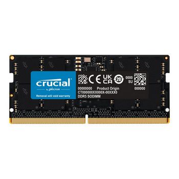 Crucial RAM - 16 GB - DDR5 4800 SO-DIMM CL40
 - CT16G48C40S5