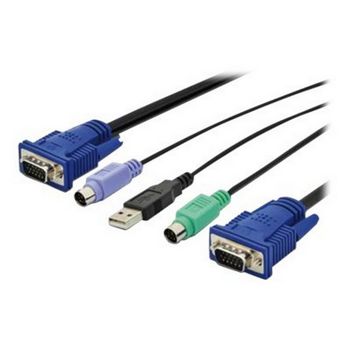 DIGITUS Octopus - keyboard / video / mouse (KVM) cable - 1.8 m
 - DS-19231