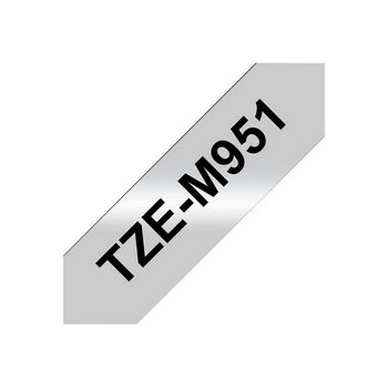 Brother Laminated Tape P-touch TZe-M951 - 24 mm x 8 m - Black on Matte Silver
 - TZEM951
