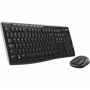 Logitech MK270, Keyboard Mouse, Wireless, German-HRV