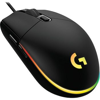 Logitech MOUSE Gaming USB G203 LightSync black