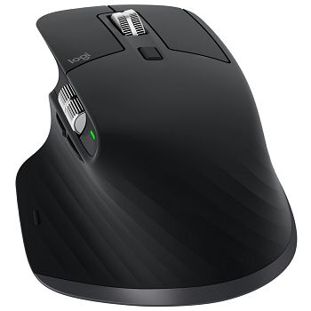 Logitech MX Master 3 mouse, wireless, unifying, darkfield, 4000 DPI, rechargeable