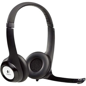 Logitech Headphones H390, stereo, USB