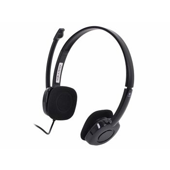 Logitech H151 stereo headset with microphone - black