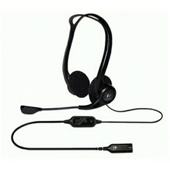 Logitech USB PC 960 stereo headset with microphone