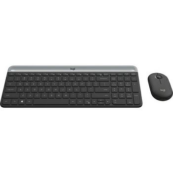 Logitech Slim Wireless Combo MK470, graphite SLO