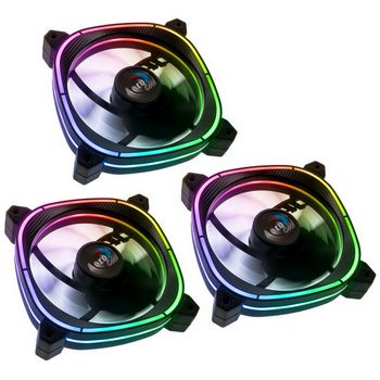 Aerocool Astro 12 Pro ARGB LED fan, pack of 3 incl. controller - 120mm-ACF3-AT10217.02