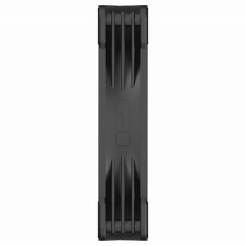 Geometric Future Squama 2505Y Lüfter, 3er Pack - 120 mm, schwarz/gelb-GEO-S2505Y-3