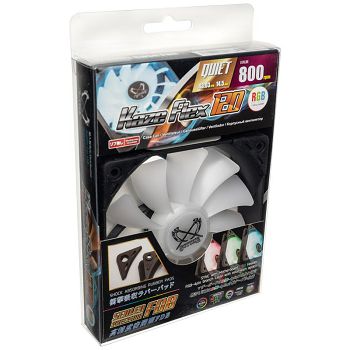 Scythe Kaze Flex RGB Fan 800 U/min - 120mm SU1225FD12LR-RD