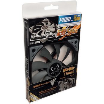 Scythe Kaze Flex Slim PWM fan, 300-1200rpm - 120mm KF1215FD12-P