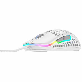 XTRFY M42 RGB, Ultra-light Gaming Mouse, Pixart 3389, Modular shell, White