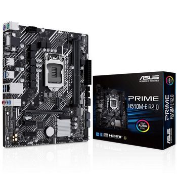 ASUS Prime H510M-E R2.0, Intel H510 Mainboard, Socket LGA1200, DDR4 90MB1FQ0-M0EAY0
