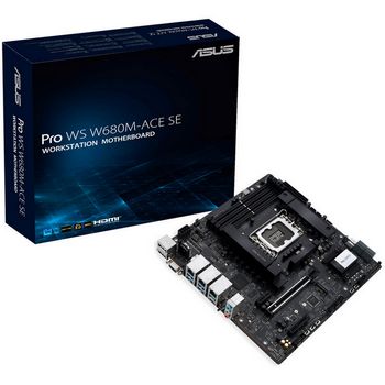 ASUS Pro WS W680M-ACE SE, Intel W680 Mainboard, Socket LGA1700, DDR5 90MB1FA0-M0EAY0