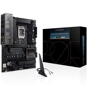 ASUS ProART B760-CREATOR WIFI, Intel B760 Mainboard, Socket LGA1700, DDR5 90MB1FY0-M1EAY0