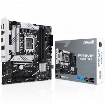 ASUS Prime B760M-Plus Mainboard - B760-Chipsatz, Sockel 1700, DDR5-90MB1GY0-M0EAY0