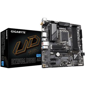 GIGABYTE B760M DS3H AX, Intel B760 Mainboard - Socket 1700, DDR5 B760M DS3H AX