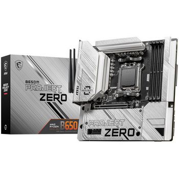 MSI Pro B650M Project Zero, AMD B650 Mainboard - Socket AM5, DDR5-7E09-003R