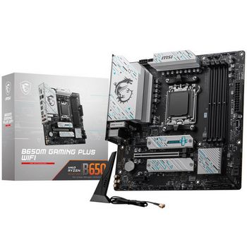MSI Pro B650M Gaming Plus WiFi, AMD B650 Mainboard - Socket AM5, DDR5-7E24-001R