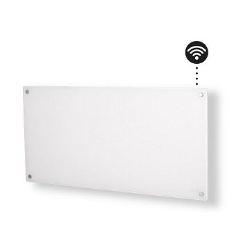 MILL panel convection radiator Wi-Fi 900W white glass GL900WIFI3