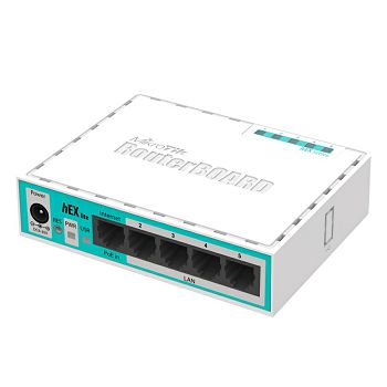 MikroTik hEX lite router (RB750r2)