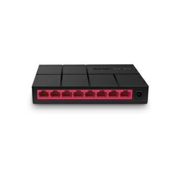 Mercusys 8-port Gigabit mini Desktop preklopnik (Switch), 8×10/100/1000M RJ45 ports, plastično kućište