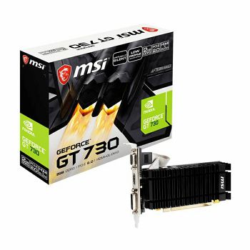 MSI GeForce GT 730, N730K-2GD3H LP V1, 2GB GDDR3