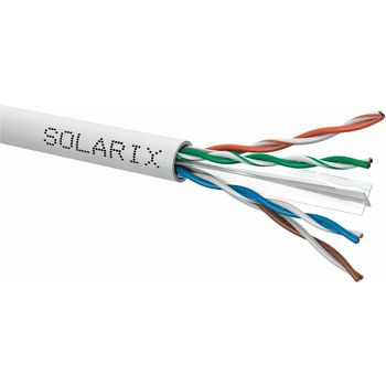 Solarix ethernet cable CAT6 UTP PVC 500m spool