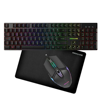 MAXLINE gaming kit 3in1 (keyboard + mouse + pad) SW-GKC002 / SLO